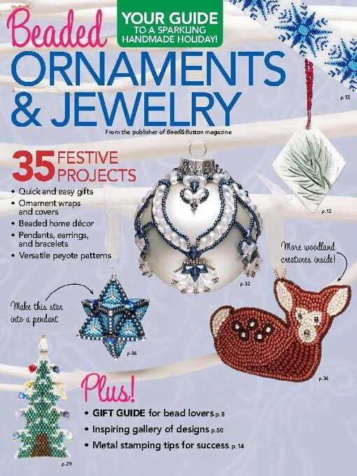 Cover image for Beaded Ornaments & Jewelry: Beaded Ornaments and Jewelry
